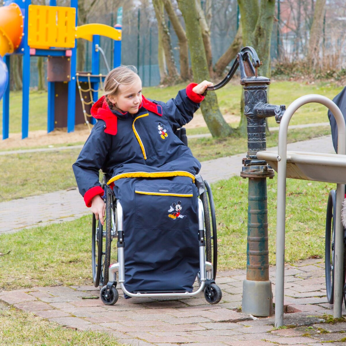 Kinder Beindecke Micky Maus
