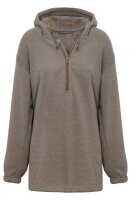 Sweatjacke Beige