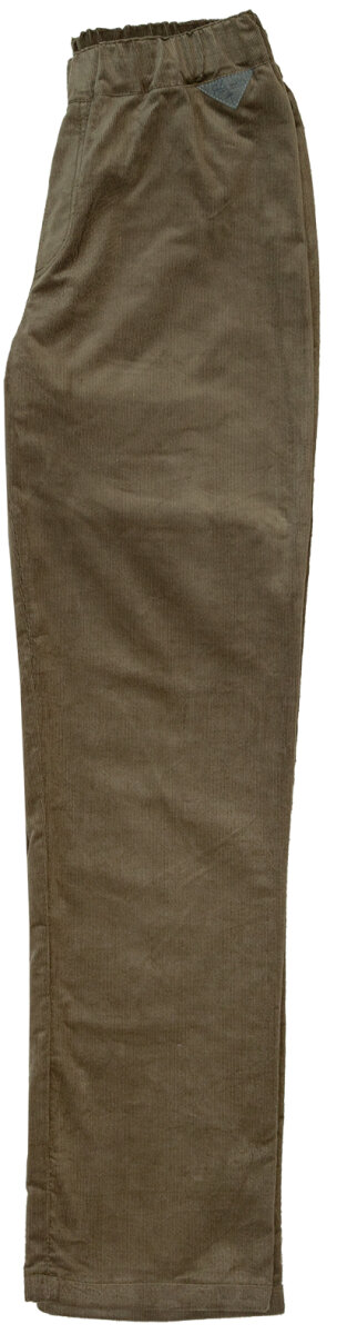 Feincordhose Taupe-Oliv
