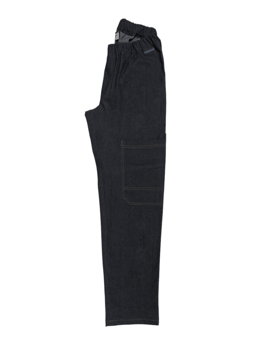 Jeanshose mit Taschen "Oxford" Schwarz