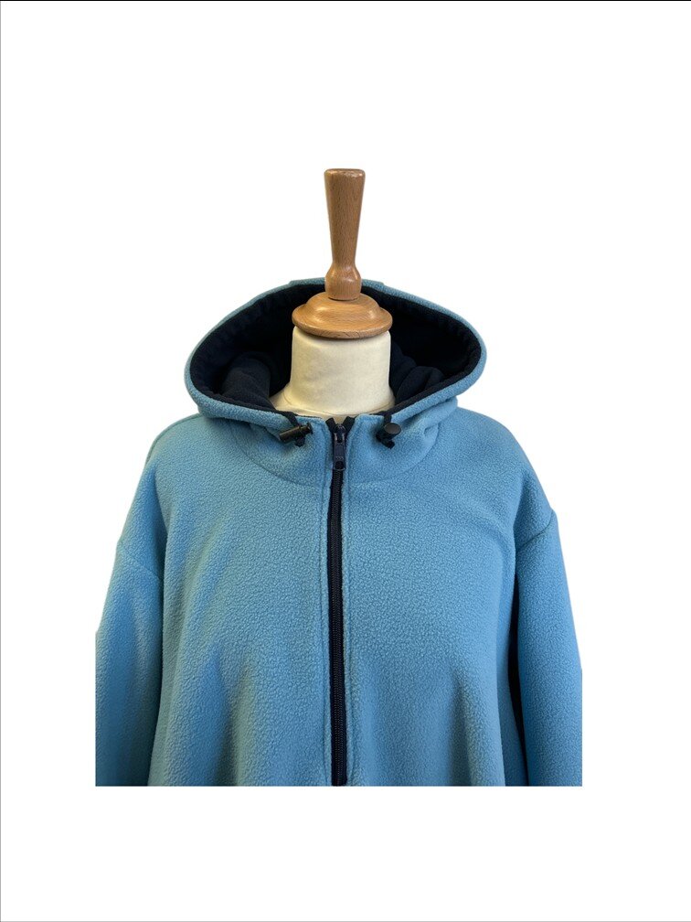 Fleecejacke Atlanta Hellblau-Marine