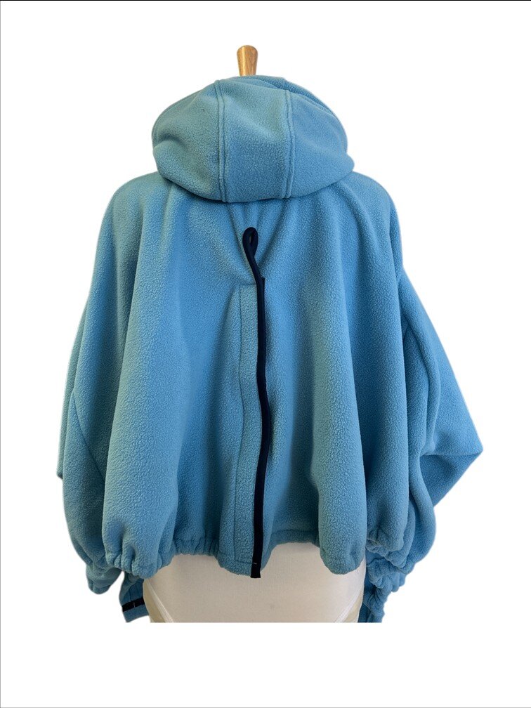 Fleecejacke Atlanta Hellblau-Marine