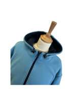 Fleecejacke Atlanta Hellblau-Marine