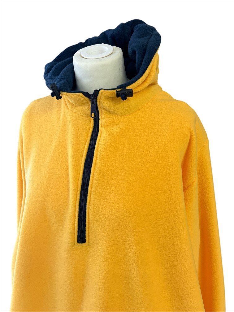 Fleecejacke Atlanta Gelb-Marine