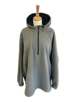 Fleecejacke Atlanta Hellgrau-Schwarz