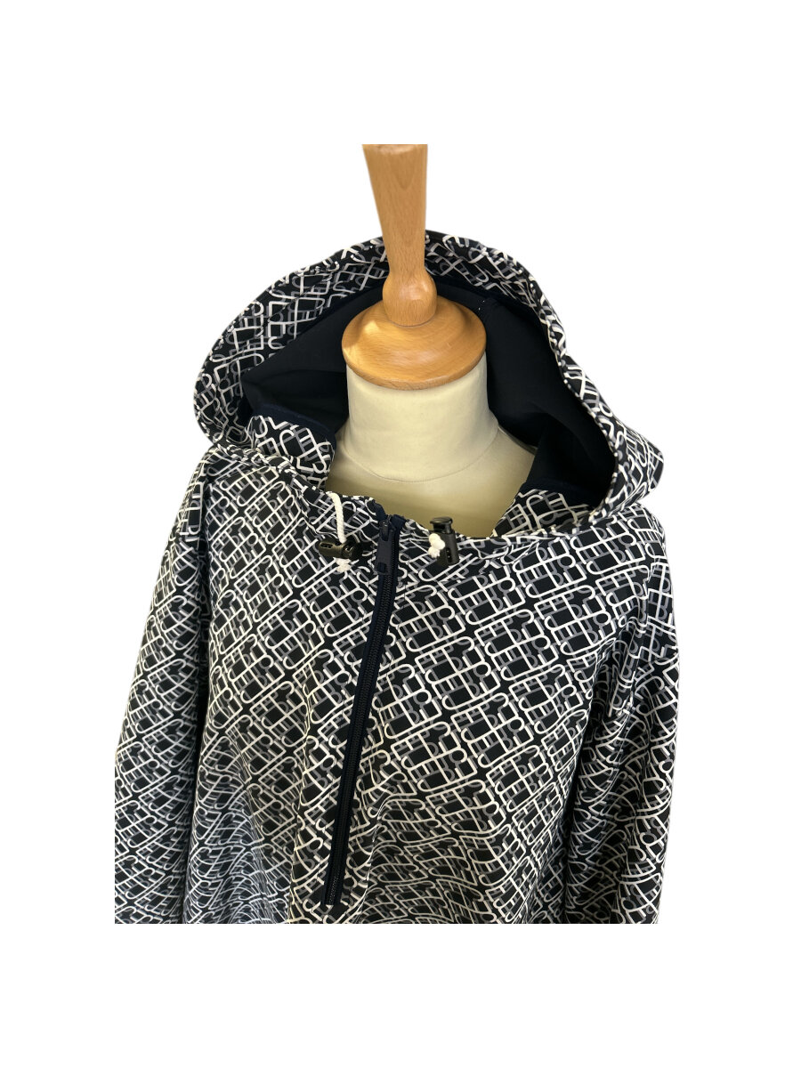 Softshelljacke Arktis Marine-Weiß