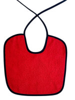 Frotteelätzchen Rot 65 cm Druckkonpf
