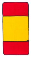 Frotteehandtuch Duo  Gelb-Rot Gr. 2 160 cm x 70 cm, 2/3...