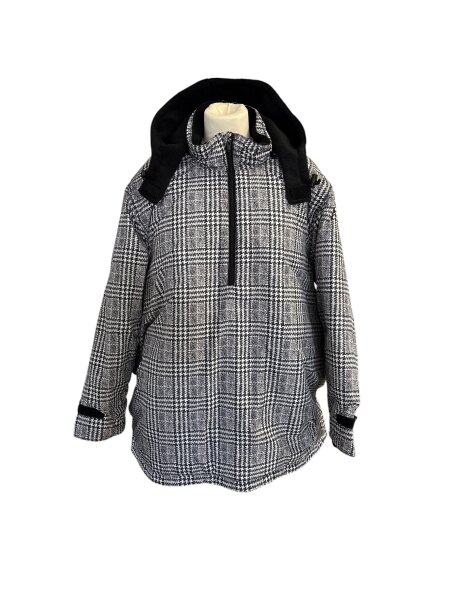Jacke Windbreaker Grau Kariert