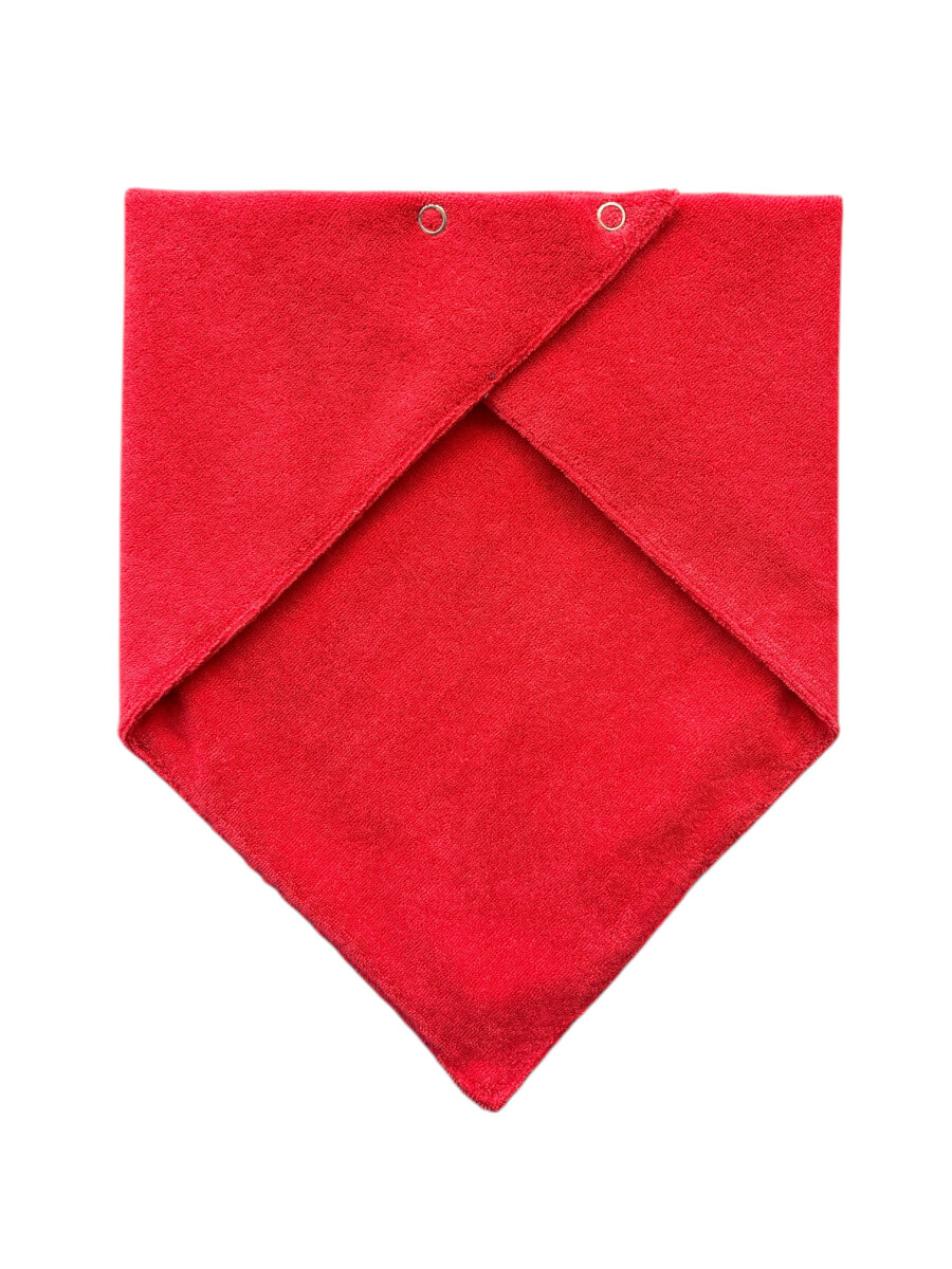 Nickytuch Frottee Rot