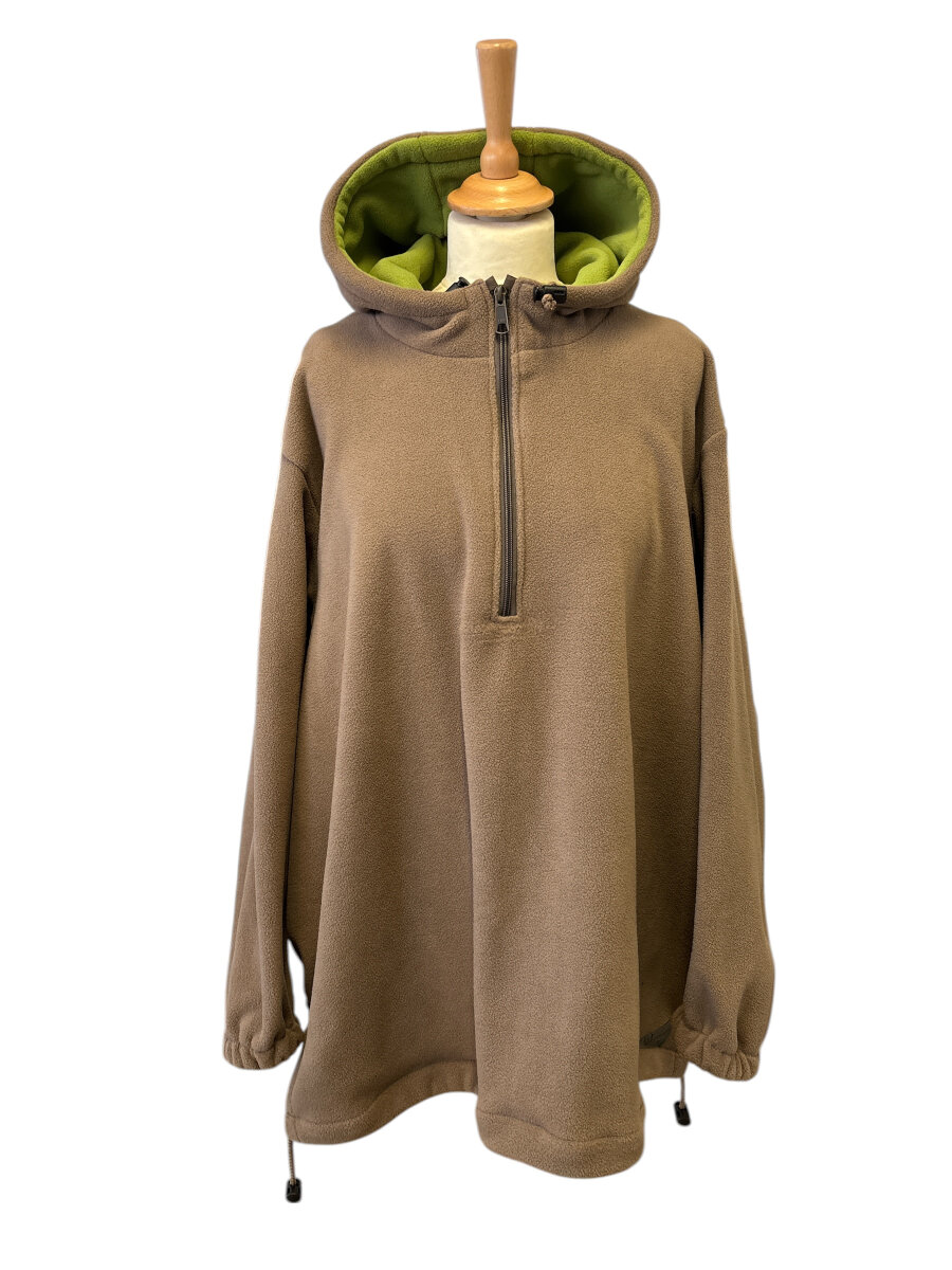 Fleecejacke Atlanta Zimt-Hellgrün