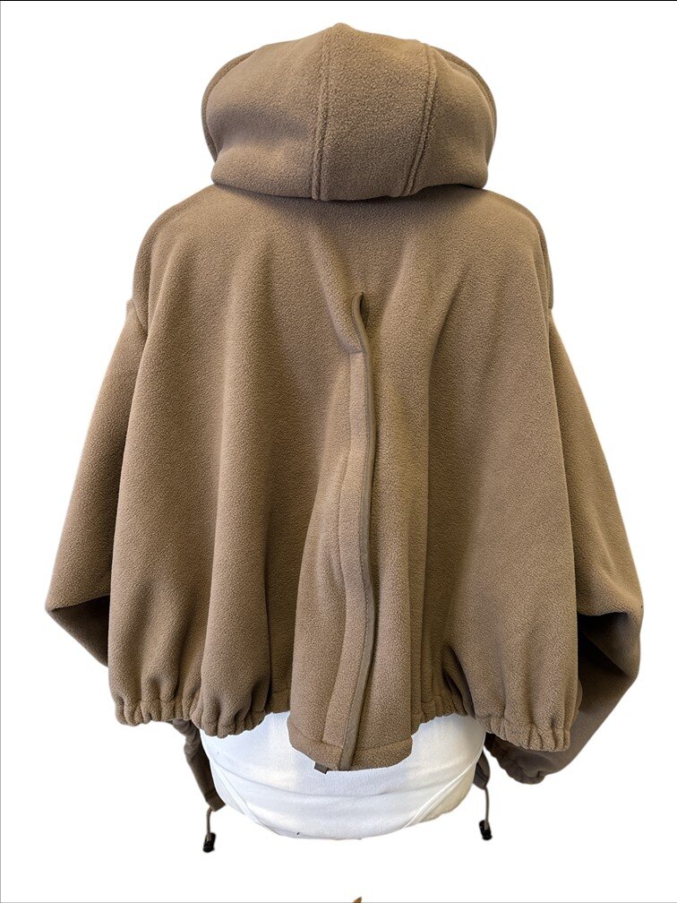 Fleecejacke Atlanta Zimt-Hellgrün