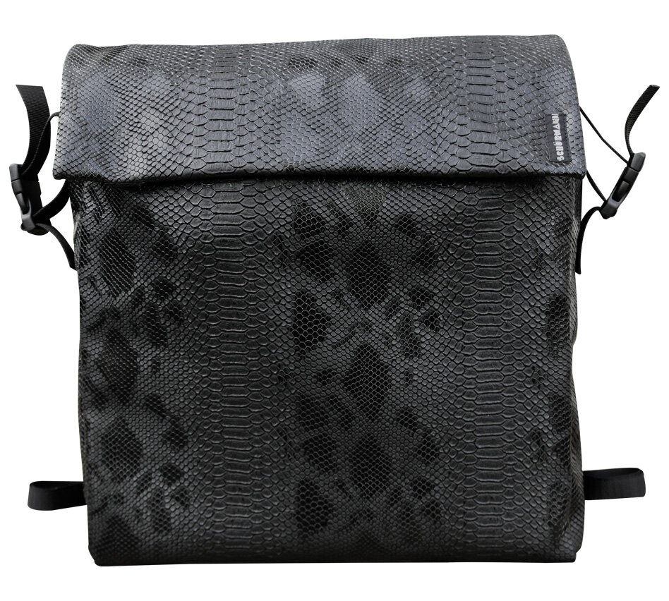 Rollstuhltasche Kroko Schwarz