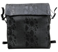 Rollstuhltasche Kroko Schwarz