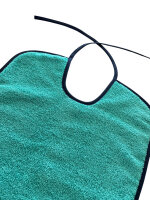 Frotteelätzchen Türkis 65 cm Druckkonpf