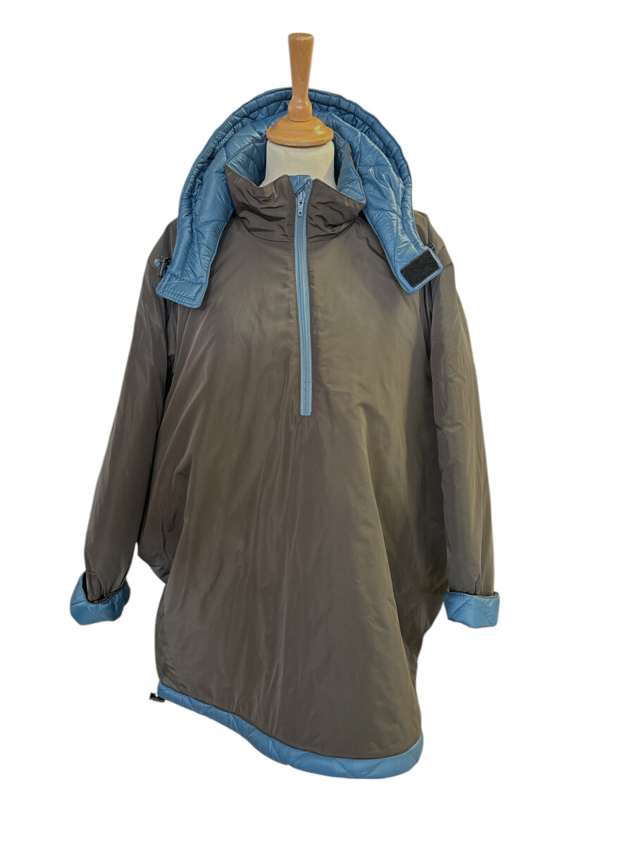 Jacke London Nougat-blau