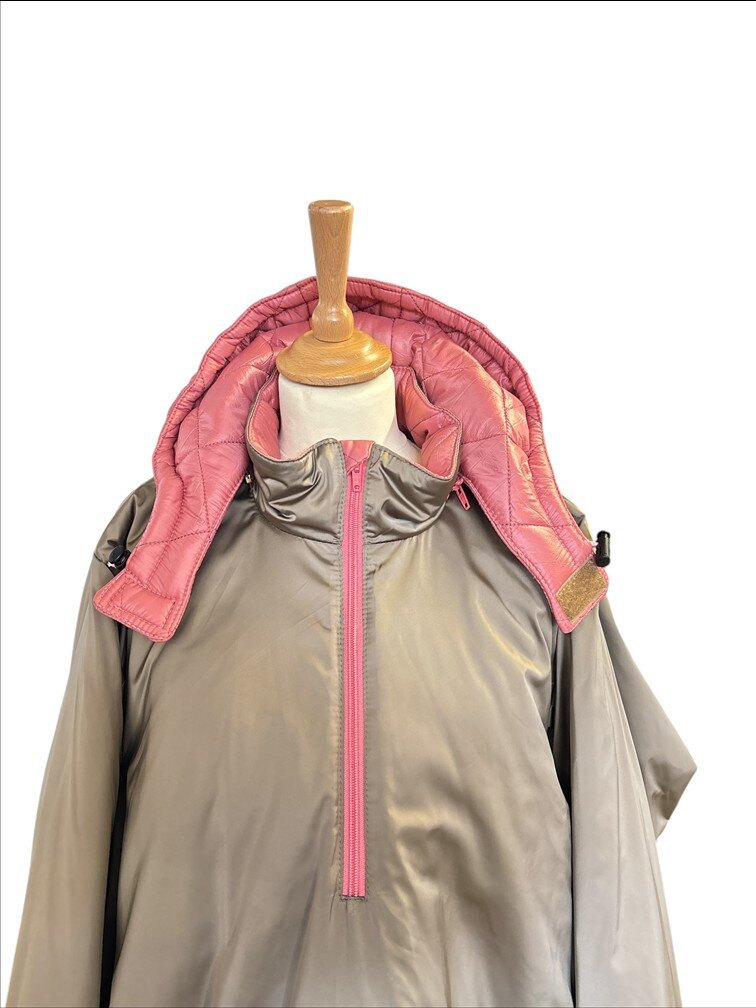 Jacke London Hellbeige-Rosa