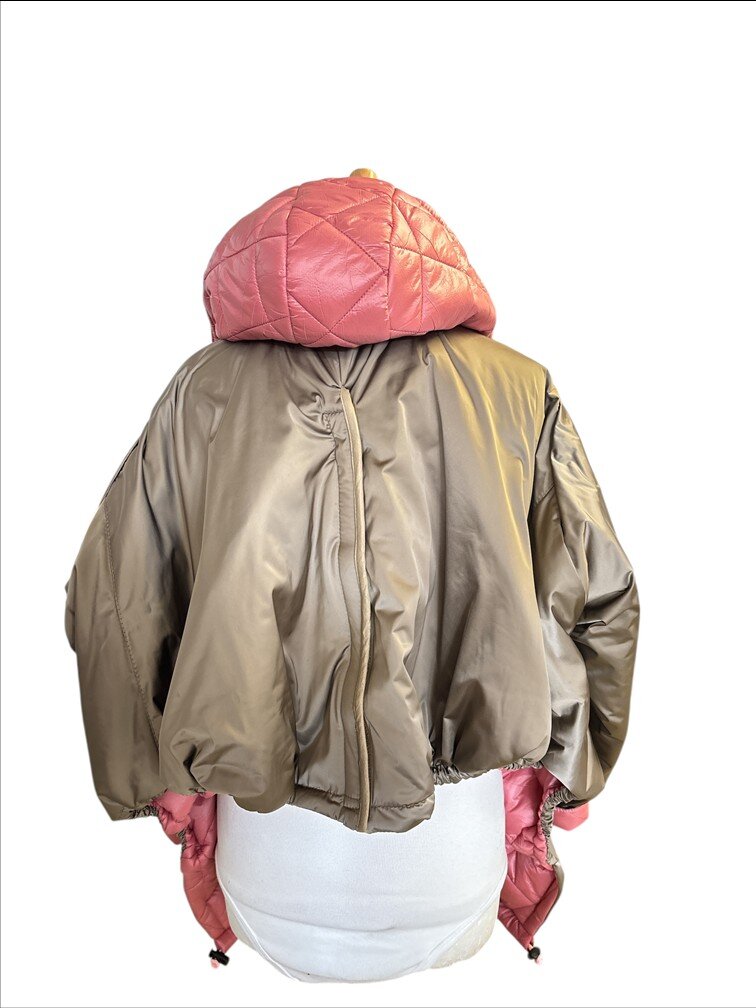 Jacke London Hellbeige-Rosa