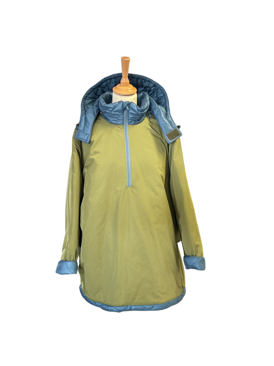 Jacke London Grün-Blau