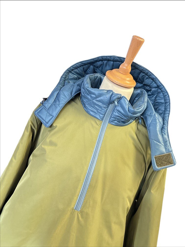 Jacke London Grün-Blau
