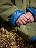 Jacke London Grün-Blau