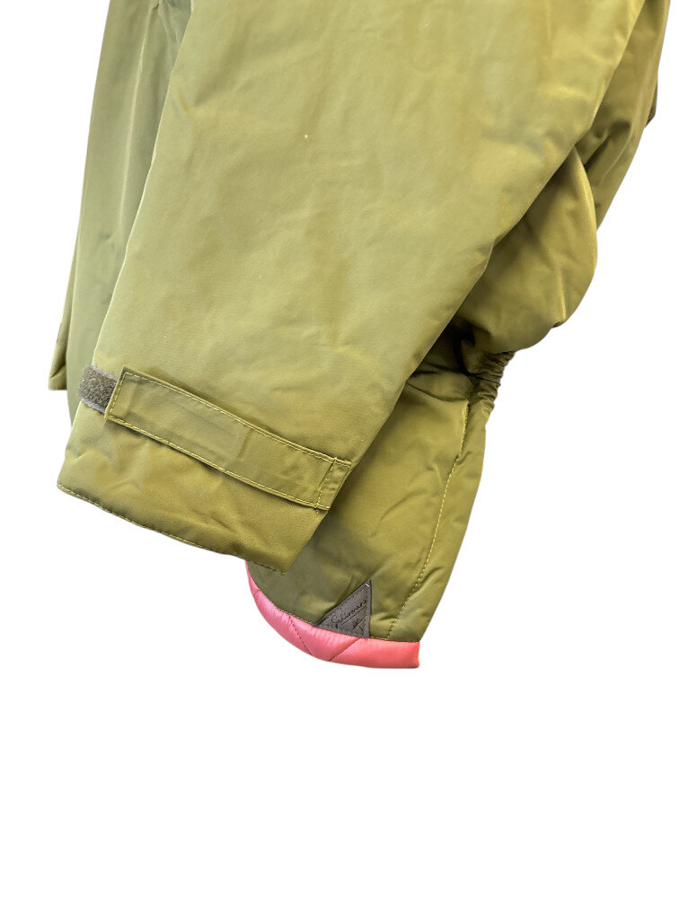 Jacke London Grün-Rosa