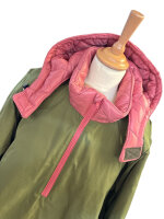 Jacke London Grün-Rosa