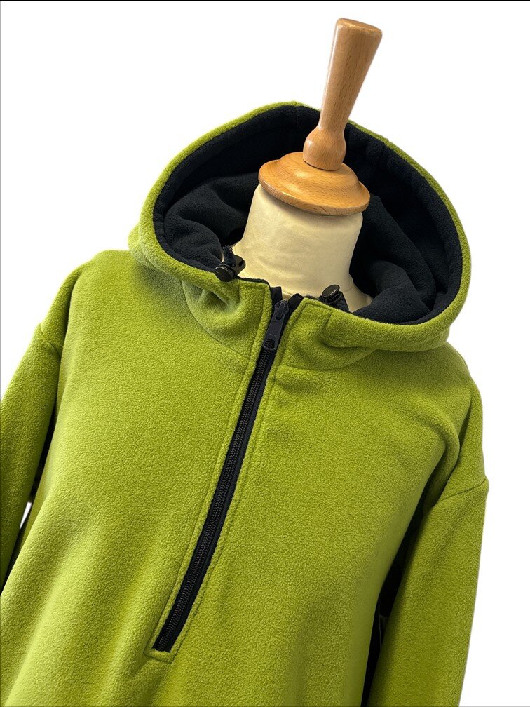 Fleecejacke Atlanta Grün-Marine