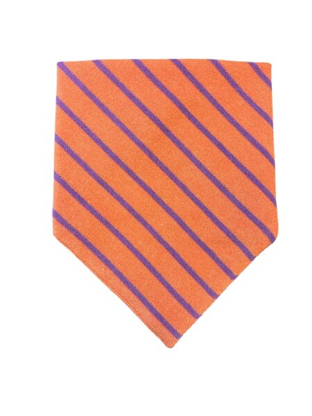Nickytuch Frottee Orange-Gestreift