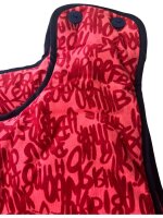 Schlafsack Cord Buchstaben-rot