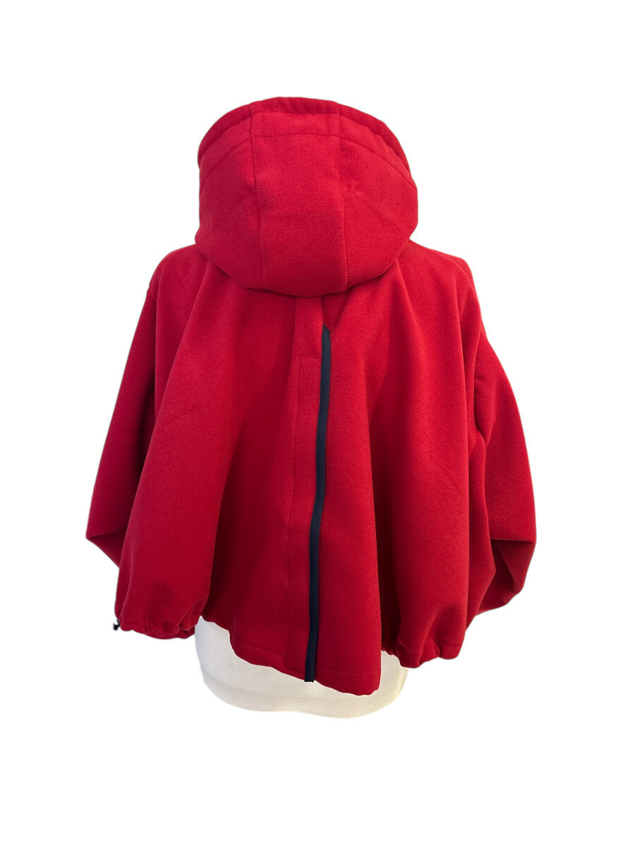 Flauschjacke Rot