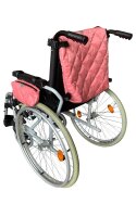 Rollstuhltaschen-Set Stepp Rosa 2-teilig