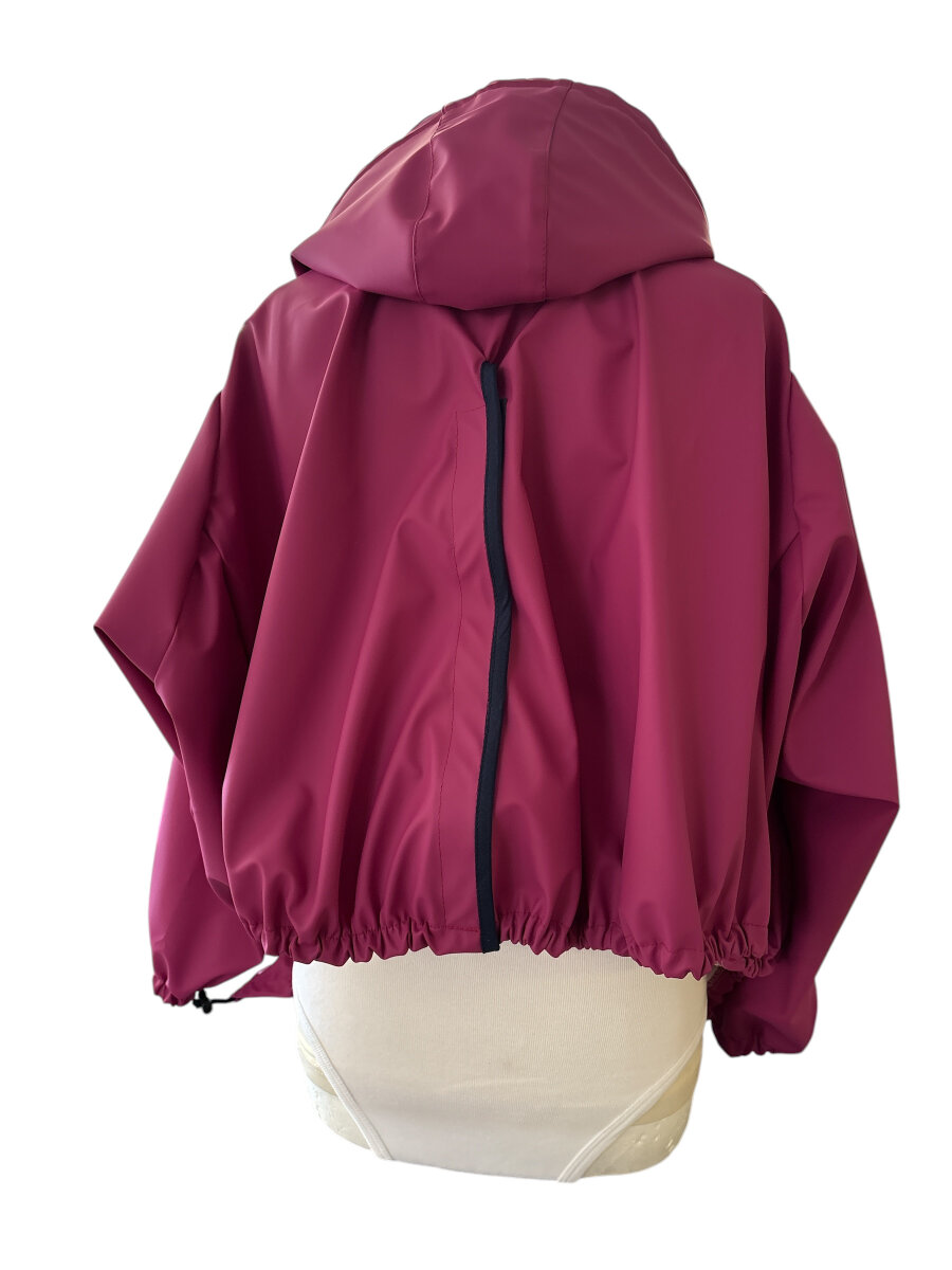 Regenjacke Brombeer